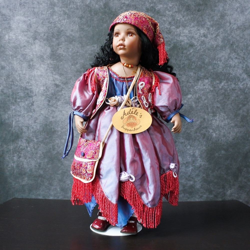 Rare Limited Edition Adele's Puppenhaus Nalia Porcelain Art Doll